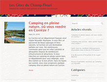 Tablet Screenshot of les-gites-du-champ-fleuri.com